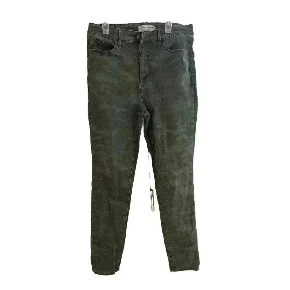 Social Standard by Sanctuary high-rise skinny Womens jeans camo sz 8/29